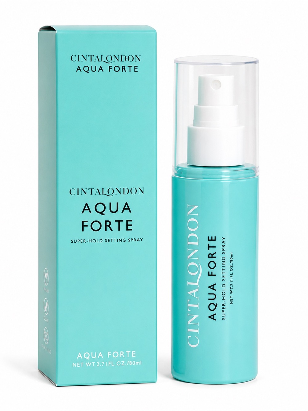 CINTA LONDON Aqua Forte Super-Hold Setting Spray - BNIB